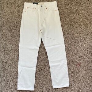 Levi's White Denim Jeans